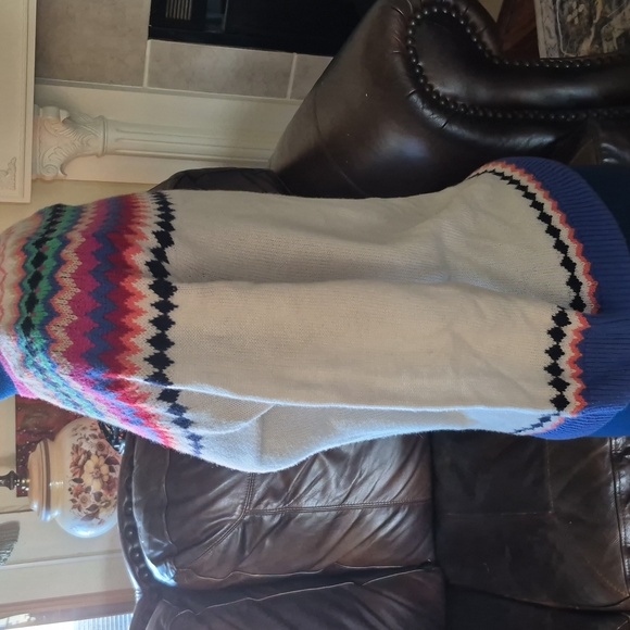 Talbots:Fair Isle Multicolor Knit Sweater Sz.S. Ptop:20"×L25". - Picture 3 of 14